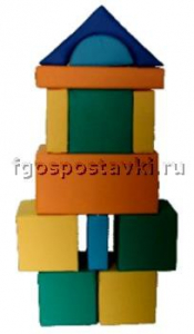 Мягкий модуль-конструктор "Городок" (12 элементов) - fgospostavki.ru - Новоалтайск