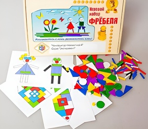 Игровой набор Фребеля "Конструктор плоскостной-4" (Серия "Эксперимент") - fgospostavki.ru - Новоалтайск