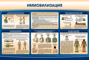 Стенд "Иммобилизация" - fgospostavki.ru - Новоалтайск