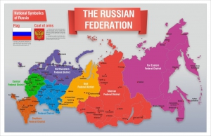 Стенд "Карта России (английский)" - fgospostavki.ru - Новоалтайск