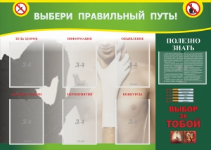 Стенд "Выбери правильный путь!" - fgospostavki.ru - Новоалтайск