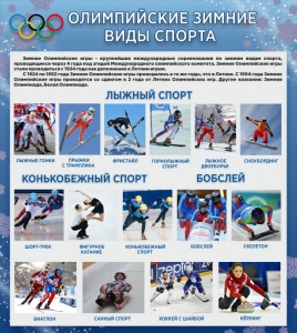 Стенд "Олимпийские зимние виды спорта" - fgospostavki.ru - Новоалтайск