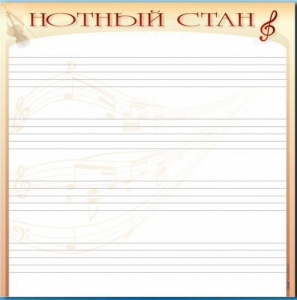 Доска магнитно-маркерная "Нотный стан" - fgospostavki.ru - Новоалтайск