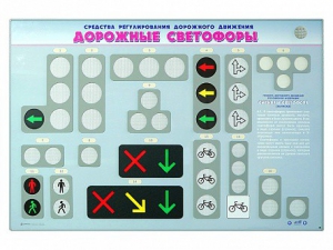 Базовый комплект светового оборудования "Дорожные светофоры" с сенсорным беспроводным пультом дистанционного управления - fgospostavki.ru - Новоалтайск