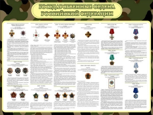 Стенд "Государственные ордена РФ" - fgospostavki.ru - Новоалтайск