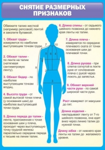 Стенд "Снятие мерок" Вариант 2 - fgospostavki.ru - Новоалтайск