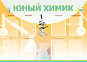 Стенд "Юный химик" Вариант 1 - fgospostavki.ru - Новоалтайск