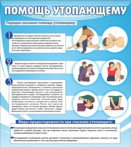 Стенд "Помощь утопающему" - fgospostavki.ru - Новоалтайск