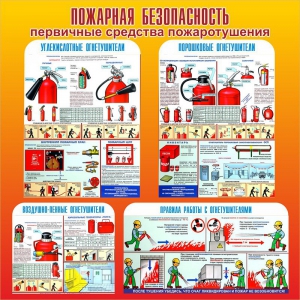 Стенд "Пожарная безопасность" Вариант 2 - fgospostavki.ru - Новоалтайск