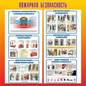 Стенд "Пожарная безопасность" Вариант 4 - fgospostavki.ru - Новоалтайск