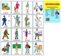 Раздаточные карточки "Профессии" - fgospostavki.ru - Новоалтайск