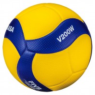Мяч волейбольный Mikasa V200W (размер 5, синтетическая кожа, профессиональный) - fgospostavki.ru - Новоалтайск