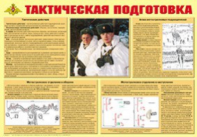 Плакат "Тактическая подготовка" - fgospostavki.ru - Новоалтайск