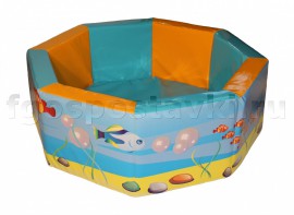 Сухой бассейн восьмигранный с шелкографией - fgospostavki.ru - Новоалтайск
