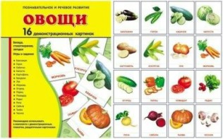 Демонстрационные карточки "Овощи" - fgospostavki.ru - Новоалтайск