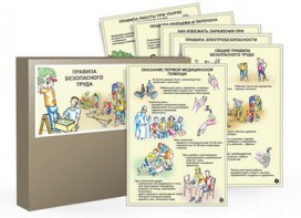 Комплект таблиц "Правила безопасного труда" - fgospostavki.ru - Новоалтайск