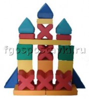 Мягкий модуль-конструктор "Башня" (21 элемент) - fgospostavki.ru - Новоалтайск