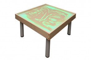 Столик на ножках для рисования песком "Радуга" с подсветкой RGB - fgospostavki.ru - Новоалтайск