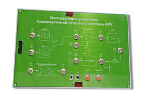 Сменная панель «Исследование усилителя промежуточной частоты и системы АРУ» - fgospostavki.ru - Новоалтайск