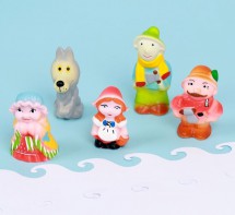 Набор резиновых игрушек «Красная шапочка» - fgospostavki.ru - Новоалтайск