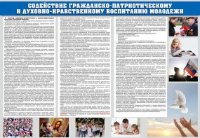 Стенд "Содействие гражданско-патриотическому и духовно-нравственному воспитанию молодежи" - fgospostavki.ru - Новоалтайск