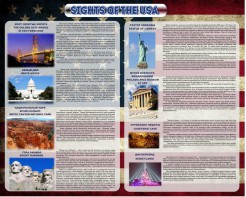 Стенд "Достопримечательности США" Вариант 2 - fgospostavki.ru - Новоалтайск