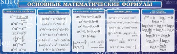 Стенд "Основные математические формулы" - fgospostavki.ru - Новоалтайск