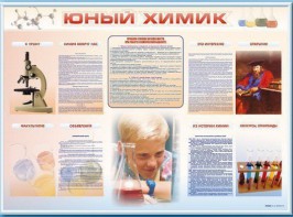 Стенд-уголок "Юный химик" - fgospostavki.ru - Новоалтайск