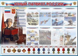 Стенд-уголок "Юный патриот России" - fgospostavki.ru - Новоалтайск