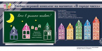 "В городе чисел". Для лучшего понимания и запоминания состава чисел первого десятка - fgospostavki.ru - Новоалтайск