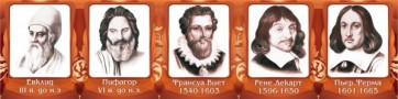 Стенд "Великие математики, I часть" - fgospostavki.ru - Новоалтайск