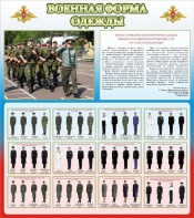 Стенд "Военная форма одежды (герб РФ) " - fgospostavki.ru - Новоалтайск