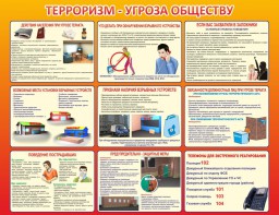 Стенд "Терроризм - угроза обществу" - fgospostavki.ru - Новоалтайск